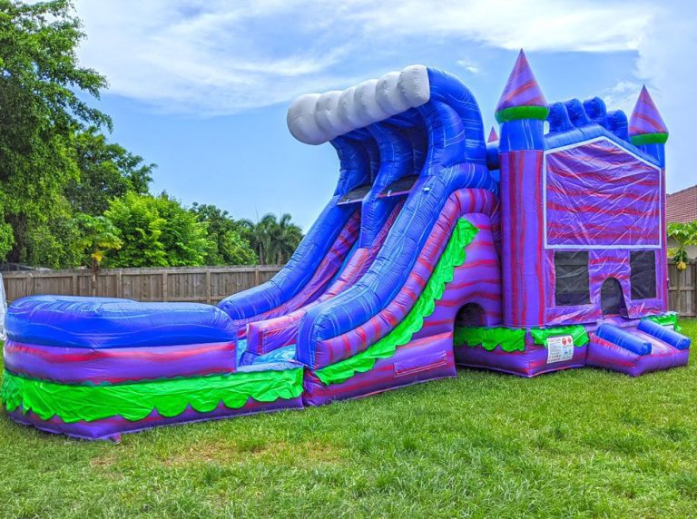 mermaid-dual-lane-bounce-house-with-slide-1